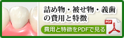 詰め物・被せ物・義歯 の費用と特徴一覧について詳しく見る